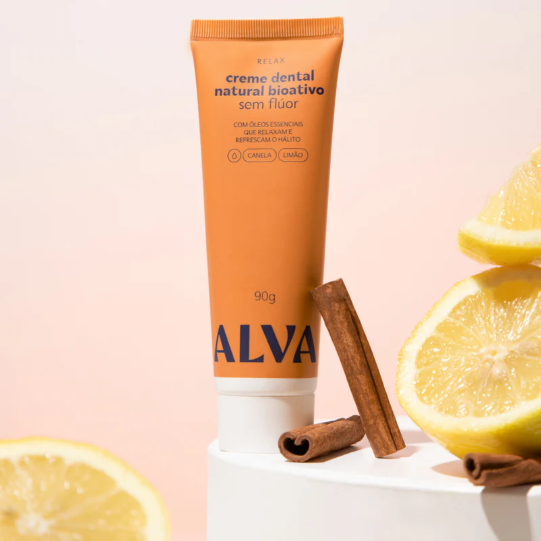 Creme Dental Relax de Limão e Canela - Alva – Ágata Market