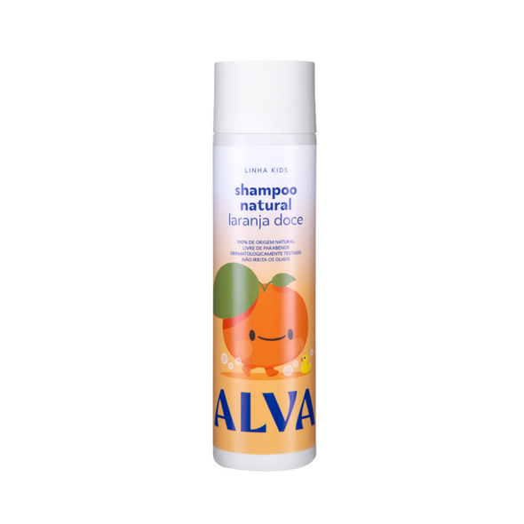 Kit Capilar Natural Infantil Laranja Doce e Baunilha Linha Kids - Alva