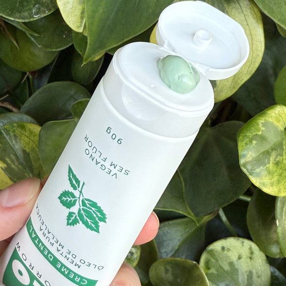 Creme Dental Menta Pura e Melaleuca - Eco Tomorrow