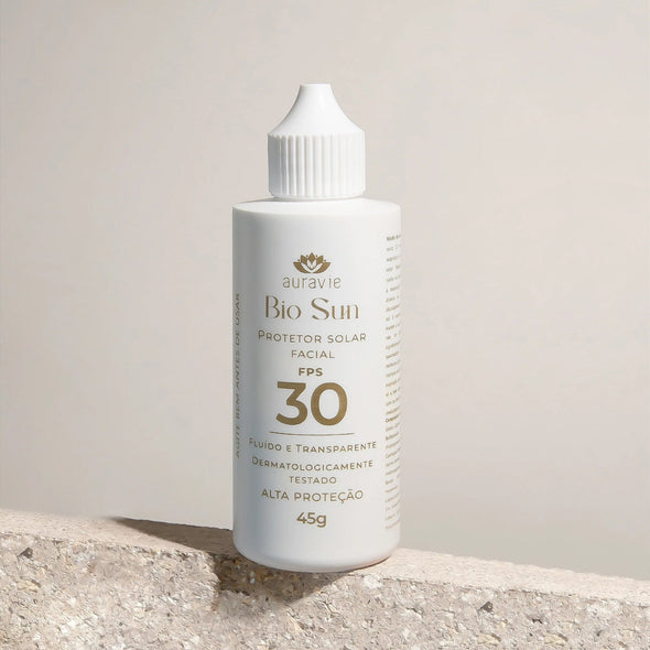 Protetor Solar Facial Físico Natural FPS 30 Bio Sun – Auravie