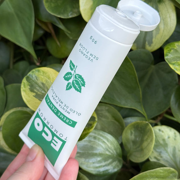 Creme Dental Menta Pura e Melaleuca - Eco Tomorrow
