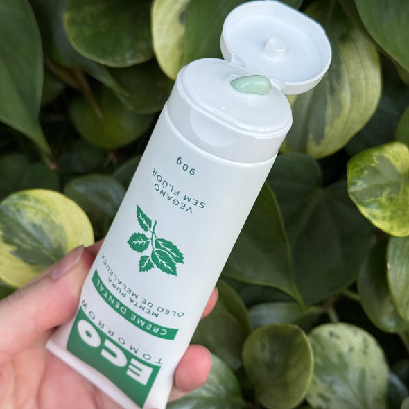 Creme Dental Menta Pura e Melaleuca - Eco Tomorrow