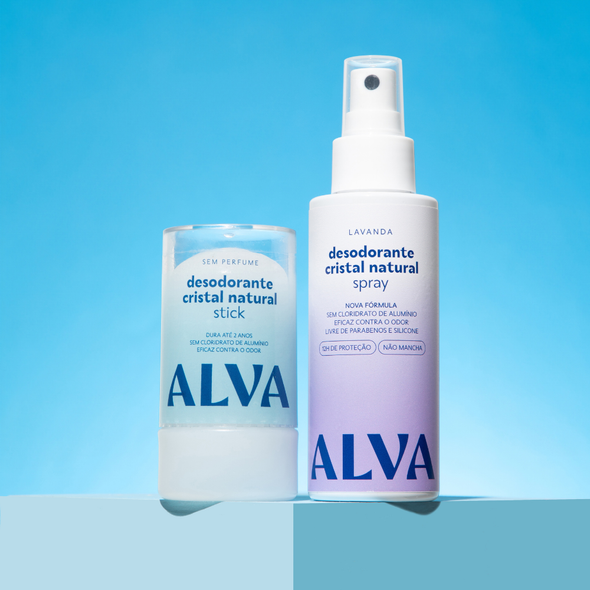 Kit Transição para Desodorante Natural Lavanda - Alva