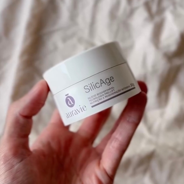 Creme Facial Noturno com Silício e Peptídeos Silic Age - Auravie