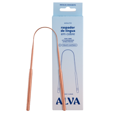 Raspador de Língua de Cobre - Alva
