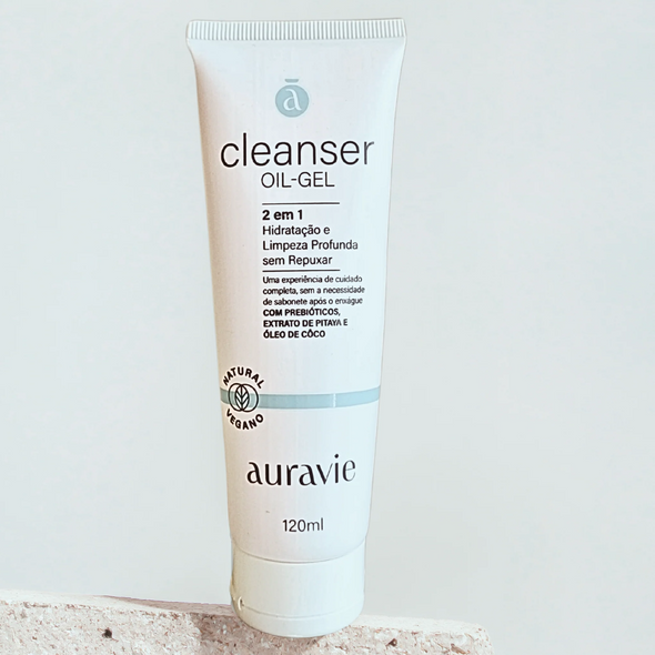 Cleanser Óleo Gel de Limpeza Facial Demaquilante Natural - Auravie