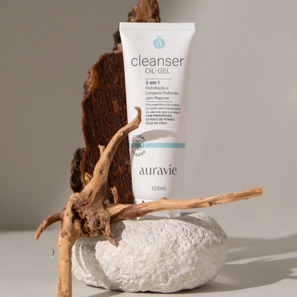 Cleanser Óleo Gel de Limpeza Facial Demaquilante Natural - Auravie
