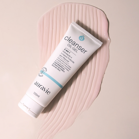 Cleanser Óleo Gel de Limpeza Facial Demaquilante Natural - Auravie