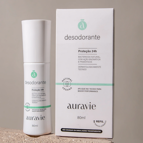 Refil Desodorante Natural e Vegano Spray Aura Bioma - Auravie