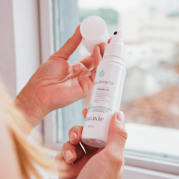 Refil Desodorante Natural e Vegano Spray Aura Bioma - Auravie