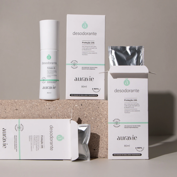 Refil Desodorante Natural e Vegano Spray Aura Bioma - Auravie