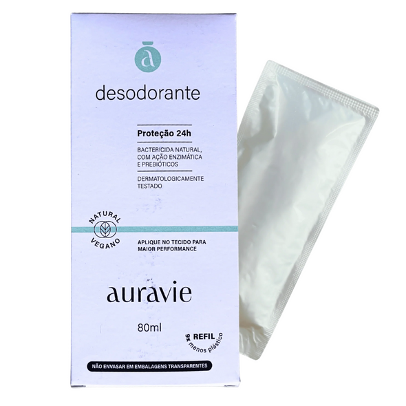 Refil Desodorante Natural e Vegano Spray Aura Bioma - Auravie