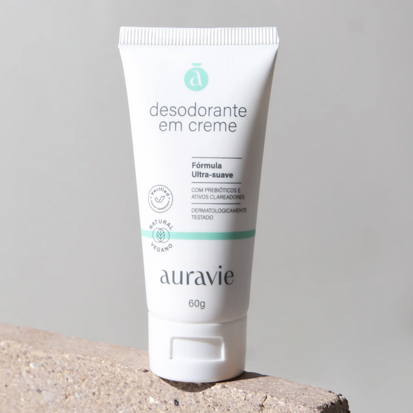 Desodorante Natural Vegano em Creme Aura Bioma - Auravie