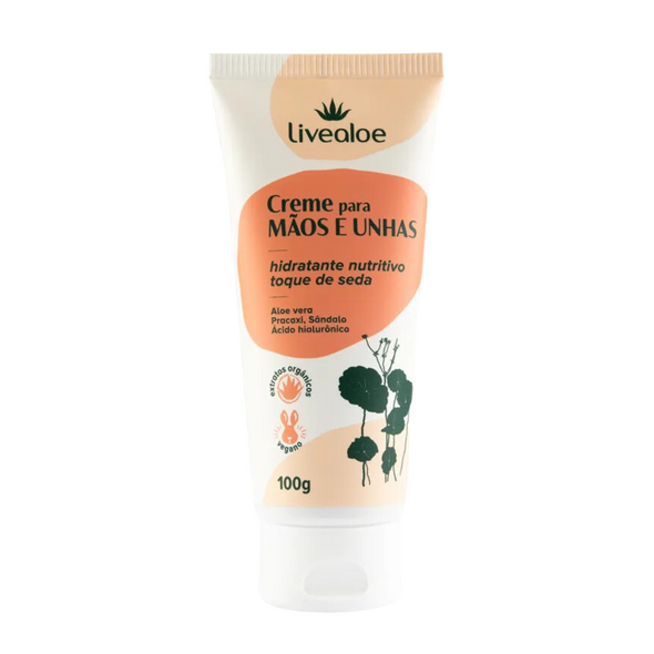 Creme para Mãos e Unhas Aloe Vera - Livealoe