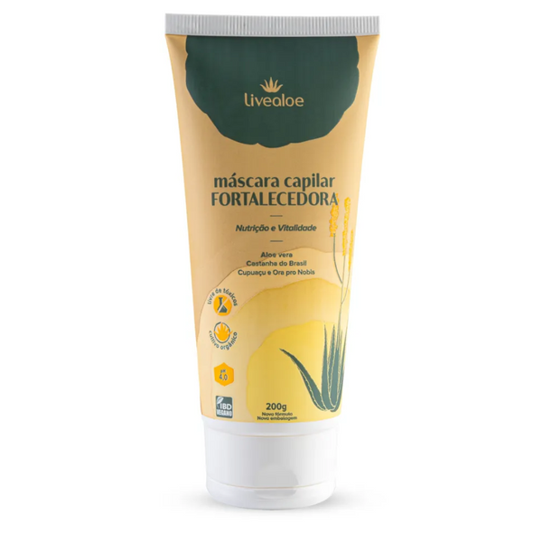 Máscara Capilar Fortalecedora Aloe Vera (Nutrição e Vitalidade) - Livealoe