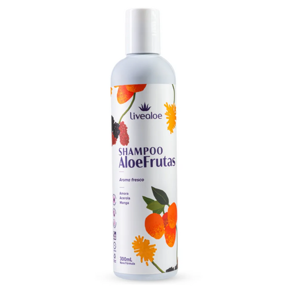 Shampoo Aloe Frutas (Amora, Acerola e Manga) - Livealoe