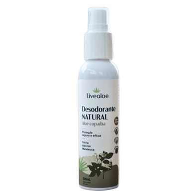 Desodorante Natural Aloe Copaíba Spray - Livealoe