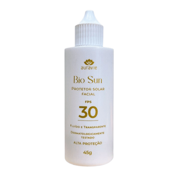 Protetor Solar Facial Físico e Natural FPS 30 com Vitamina D Bio Sun – Auravie