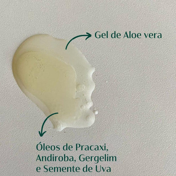 Reparador de Pontas Natural Aloe Vera, Pracaxi e Andiroba - Livealoe