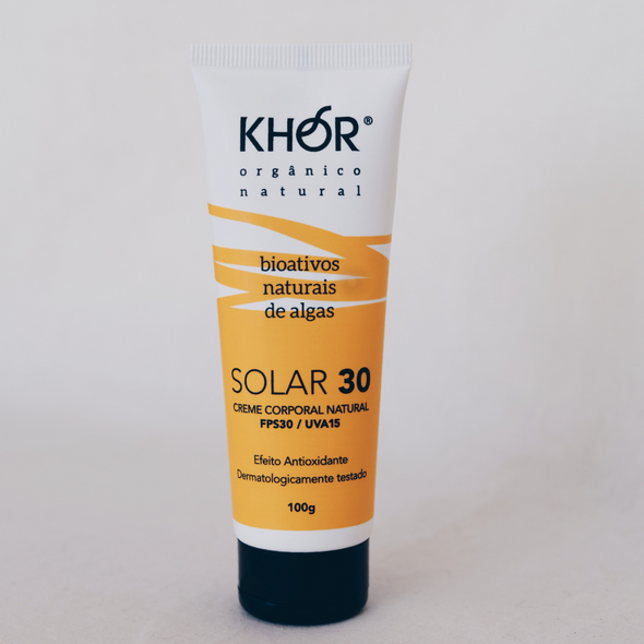 Protetor Solar Natural FPS 30 100g - Khor