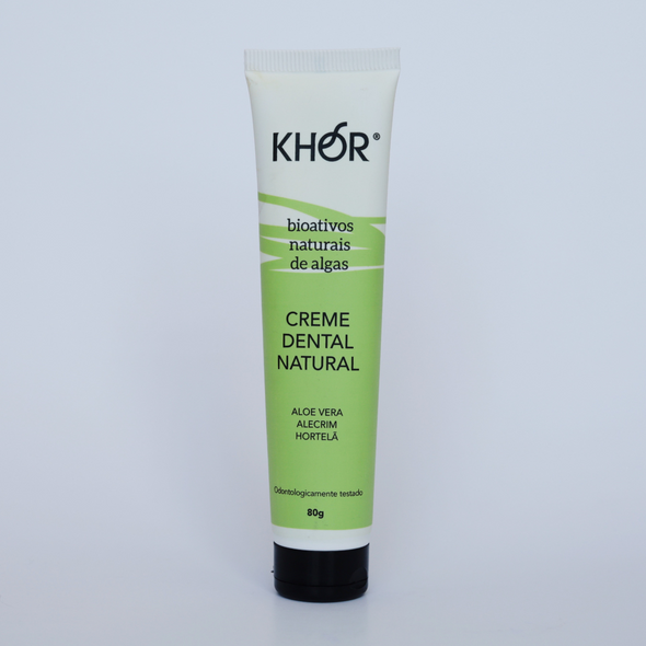 Creme Dental Natural Aloe Vera, Alecrim e Hortelã - Khor