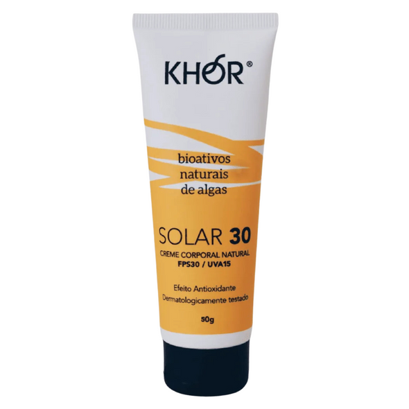 Protetor Solar Natural FPS 30 50g - Khor