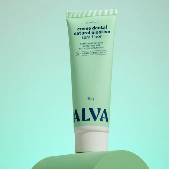 Creme Dental Immune de Menta e Melaleuca - Alva