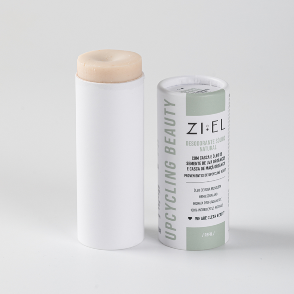 Kit Desodorante Sólido Natural Capim Limão com Case de Bambu - Ziel