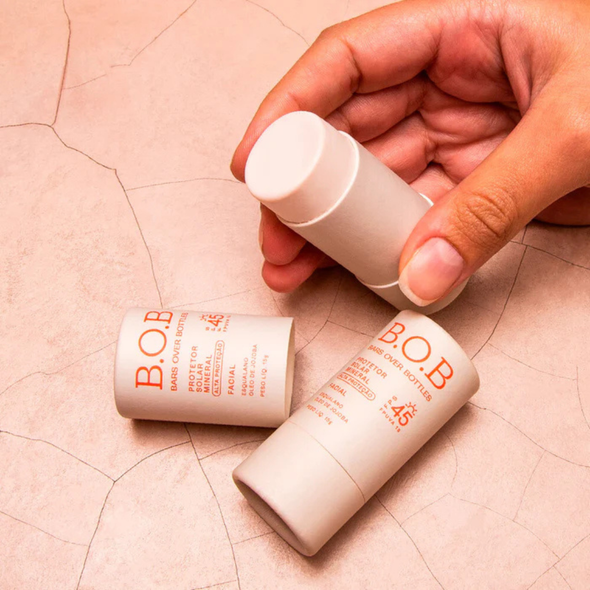 Protetor Solar Facial Mineral Natural FPS 45 - B.O.B