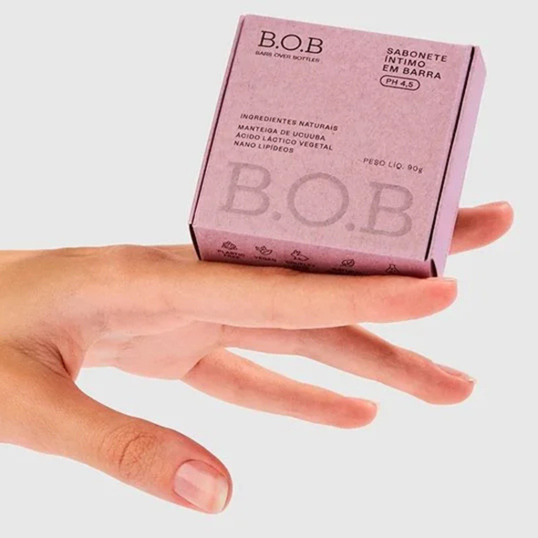 Sabonete Íntimo em Barra - B.O.B