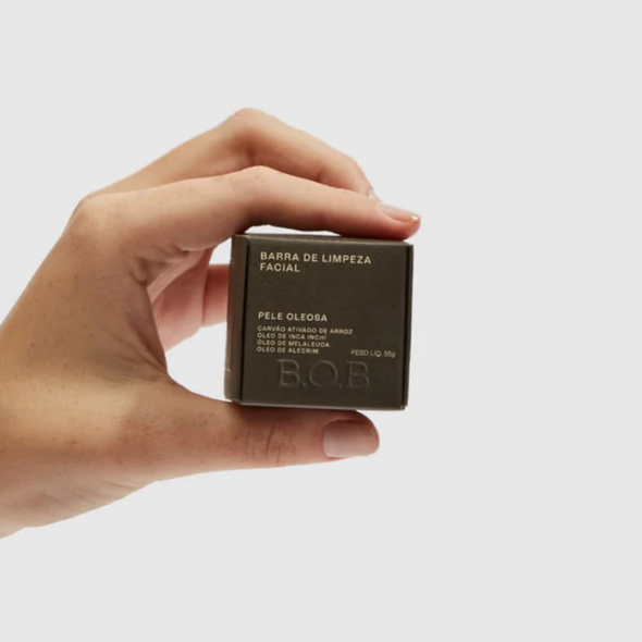 Barra de Limpeza Facial Natural (Pele Oleosa) - B.O.B