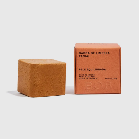 Barra de Limpeza Facial Natural (Pele Equilibrada) - B.O.B