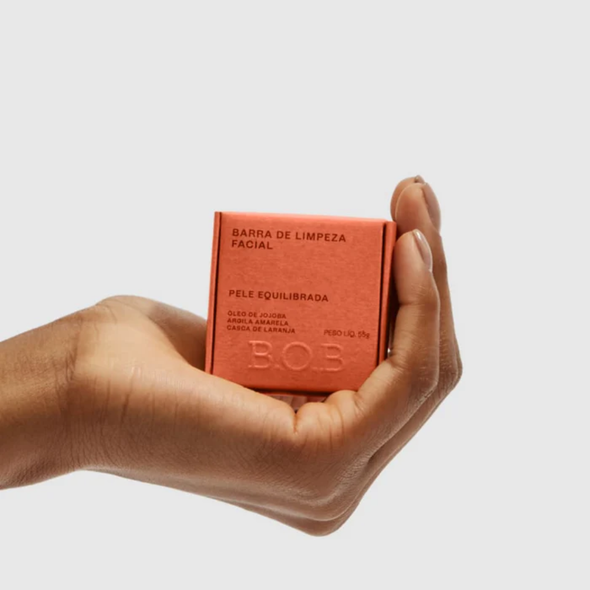 Barra de Limpeza Facial Natural (Pele Equilibrada) - B.O.B
