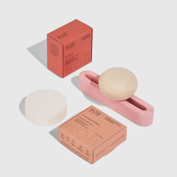 Kit Shampoo Nutritivo e Condicionador Hidratação Profunda (Ressecados) - B.O.B