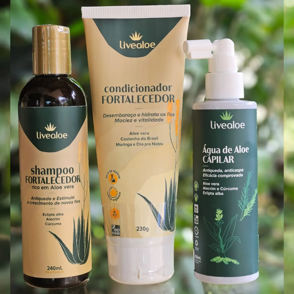 Kit Antiqueda e Fortalecedor - Livealoe