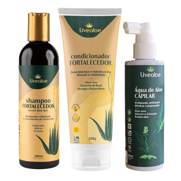 Kit Antiqueda e Fortalecedor - Livealoe