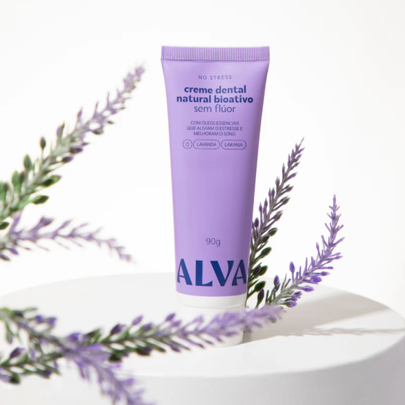 Creme Dental No Stress de Laranja e Lavanda - Alva