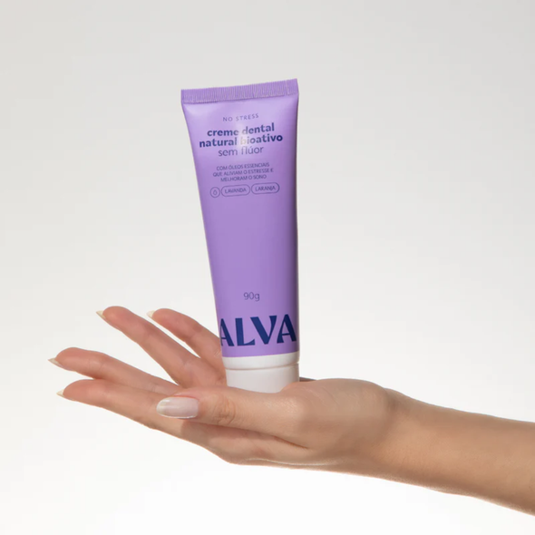 Creme Dental No Stress de Laranja e Lavanda - Alva