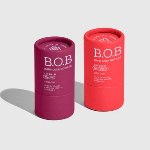 Dupla Hidratante Labial Amora e Melancia - B.O.B