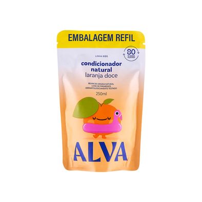 Refil Condicionador Natural Infantil Laranja Doce e Baunilha - Alva