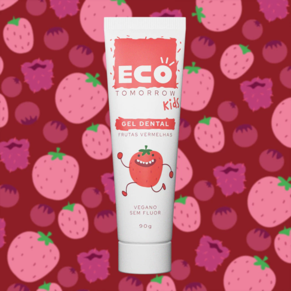 Gel Dental Frutas Vermelhas Kids (Infantil) - Eco Tomorrow