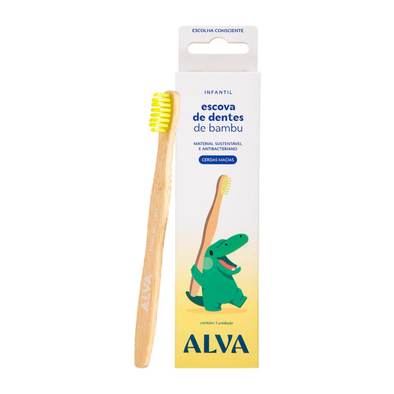 Escova Dental de Bambu Infantil - Alva