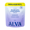 Refil Desodorante Roll On Cristal Natural Lavanda - Alva