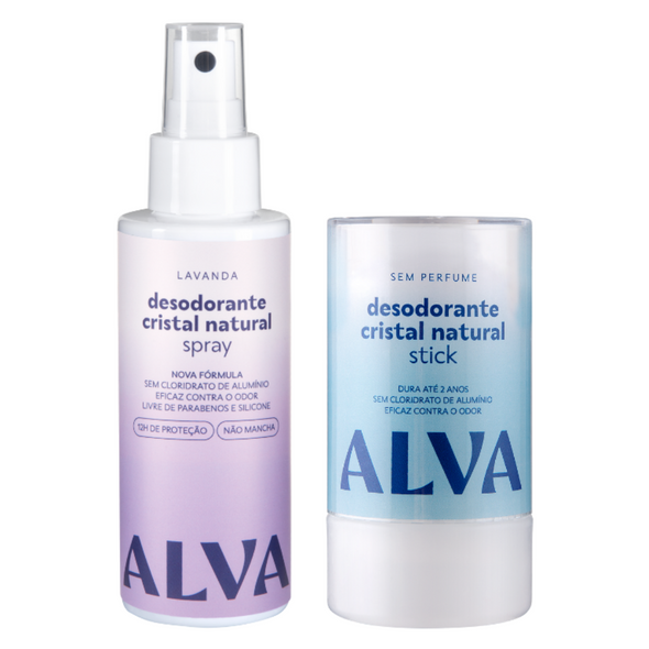 Kit Transição para Desodorante Natural Lavanda - Alva