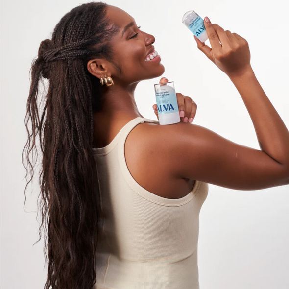 Kit 2 Desodorantes Cristal Natural Stick 120g e 60g - Alva