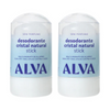 Kit 2 Desodorantes Cristal Natural Stick 60g - Alva