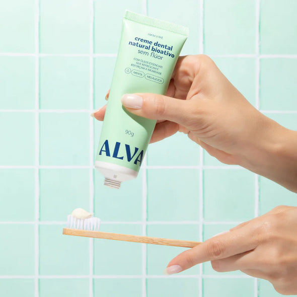 Creme Dental Immune de Menta e Melaleuca - Alva