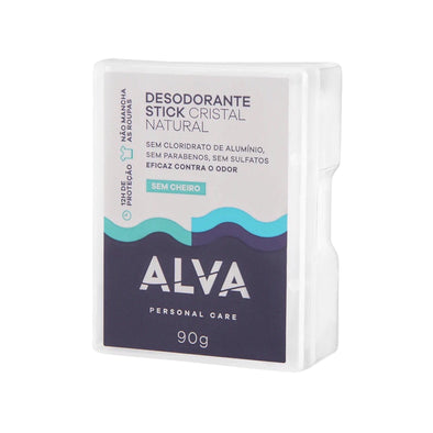 Desodorante Stick Cristal Natural Stone 90g - Alva