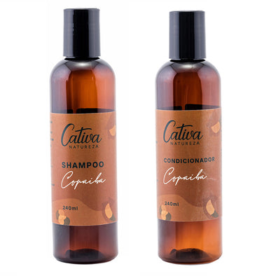 Kit Capilar Copaíba Shampoo e Condicionador da Cativa Natureza