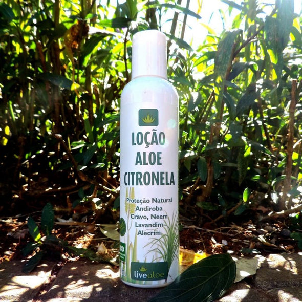 Loção Natural Aloe Citronela - Livealoe